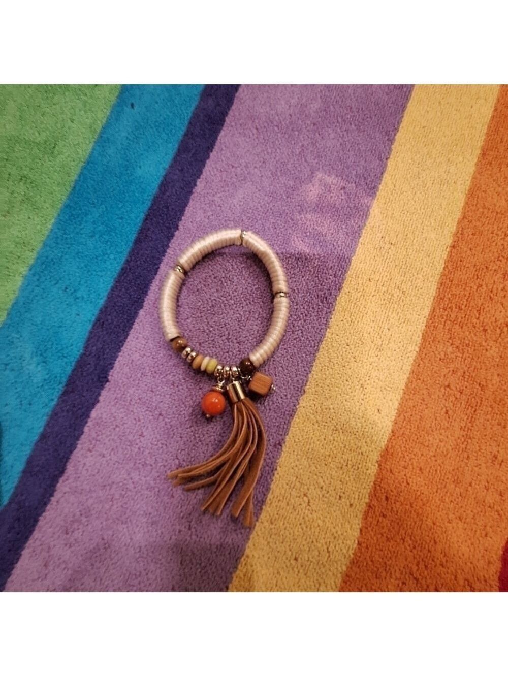 Chico's Tassel Stretch Bracelet
